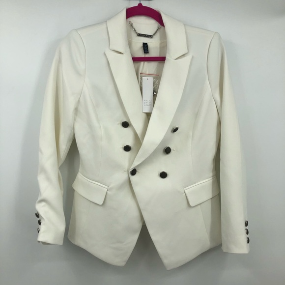 White House Black Market Jackets & Blazers - White House Black Market Off White Blazer Jacket